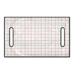 White Halloween Tattersall Pattern Print Golf Cart Seat Cover