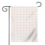 White Halloween Tattersall Pattern Print House Flag