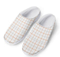 White Halloween Tattersall Pattern Print Mesh Casual Shoes