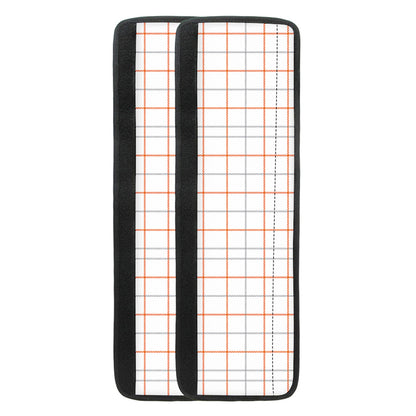 White Halloween Tattersall Pattern Print Refrigerator Handle Covers