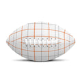 White Halloween Tattersall Pattern Print Rugby Ball