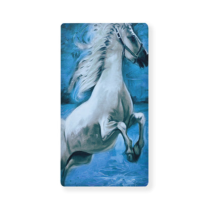 White Horse Painting Print Baby Crib Sheet