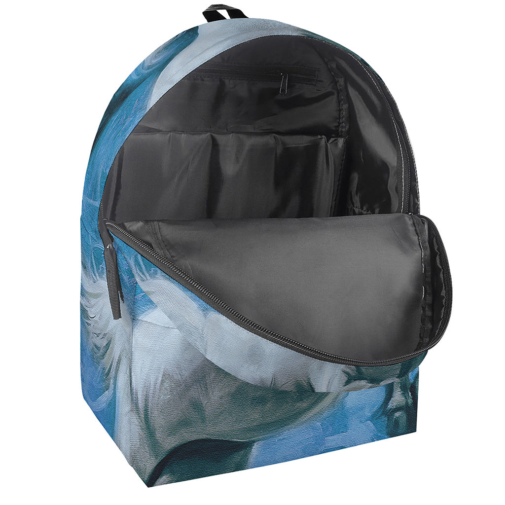 White Horse Painting Print Backpack