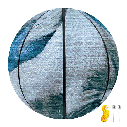 White Horse Painting Print Basketball