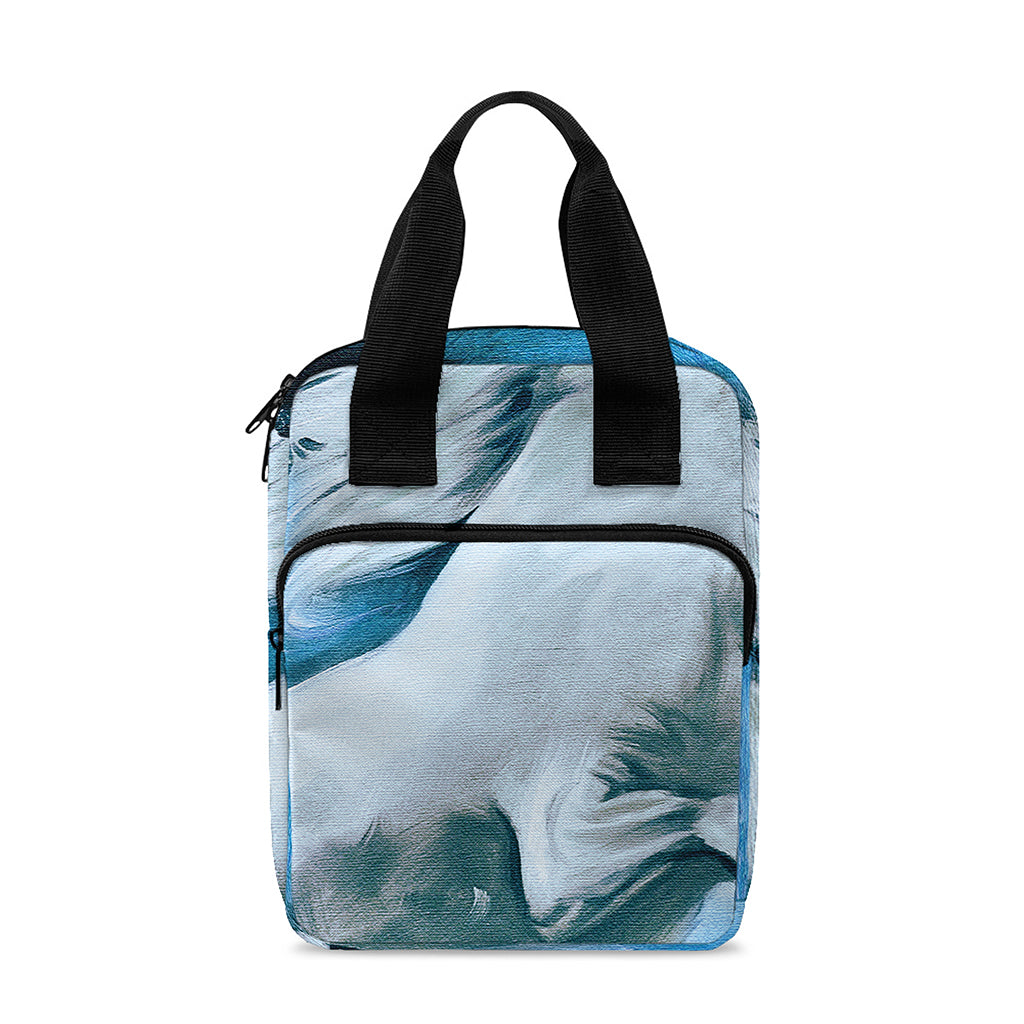 White Horse Painting Print Bible Tote Bag