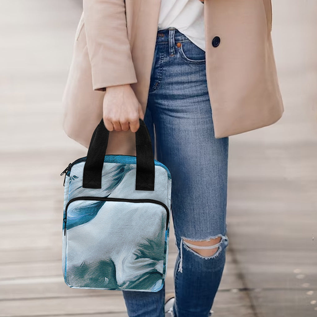 White Horse Painting Print Bible Tote Bag