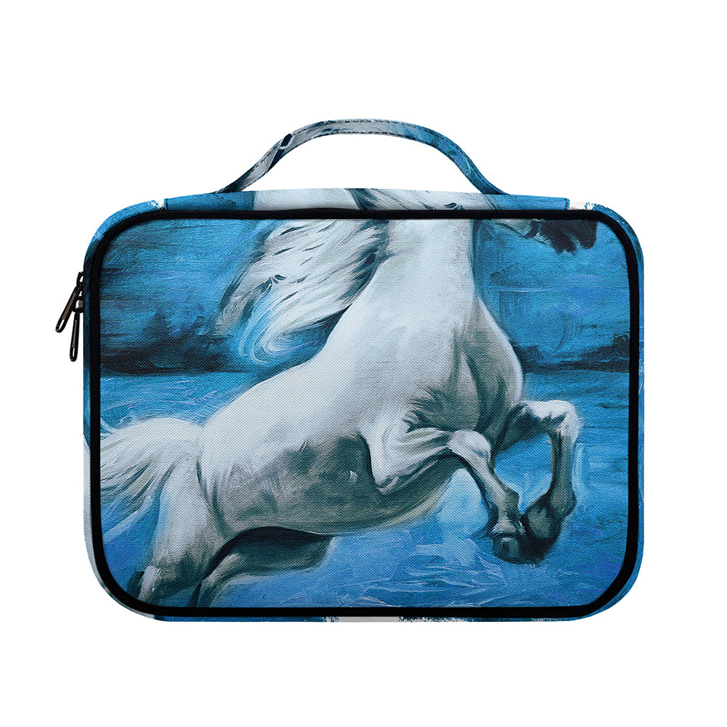 White Horse Painting Print Briefcase Bible Bag