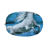 White Horse Painting Print Car Side Mirror Covers