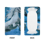 White Horse Painting Print Changing Pad Cover