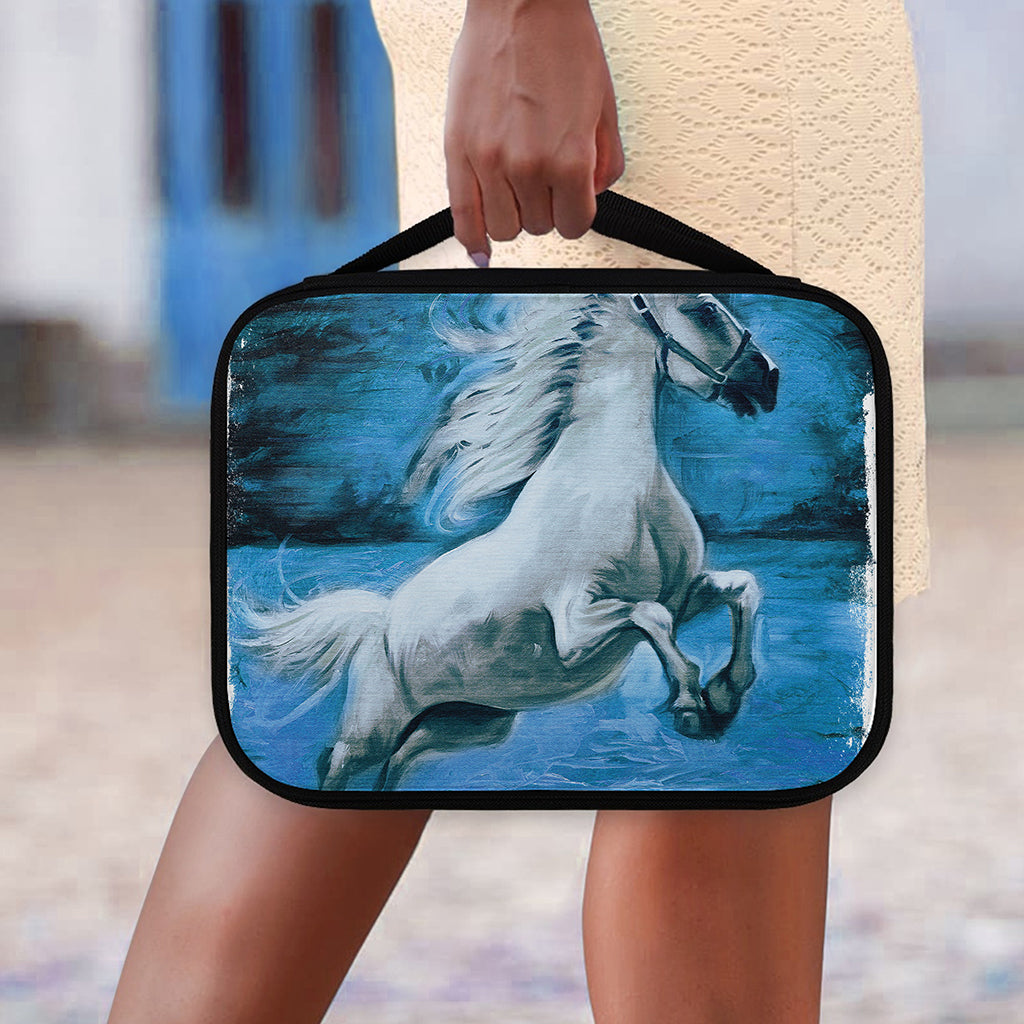 White Horse Painting Print Classic Bible Case