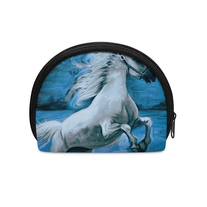 White Horse Painting Print Coin Purse