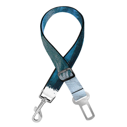 White Horse Painting Print Dog Seat Belt