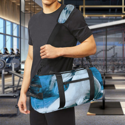 White Horse Painting Print Gym Bag