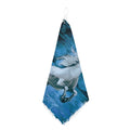 White Horse Painting Print Hand Towel