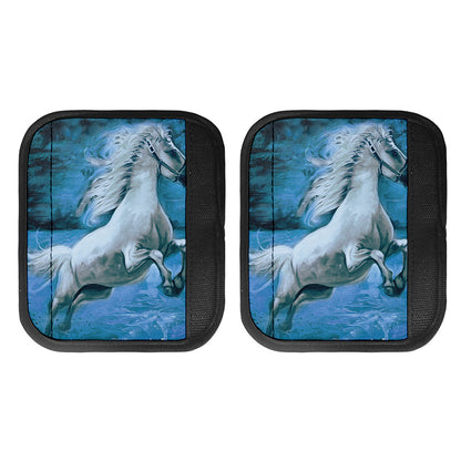White Horse Painting Print Handle Covers