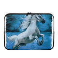 White Horse Painting Print Laptop Sleeve