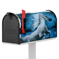 White Horse Painting Print Mailbox Cover