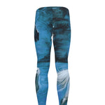 White Horse Painting Print Men's leggings