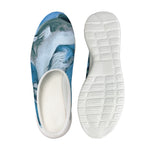 White Horse Painting Print Mesh Casual Shoes