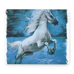White Horse Painting Print Mouse Pad