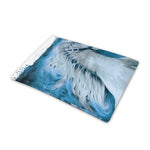 White Horse Painting Print Pet Cooling Mat Cover