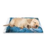 White Horse Painting Print Pet Cooling Mat Cover