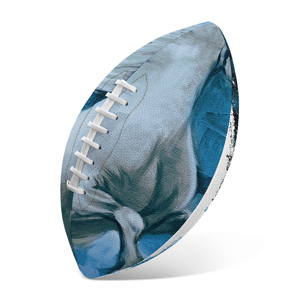 White Horse Painting Print Rugby Ball