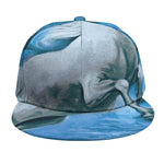 White Horse Painting Print Snapback Cap