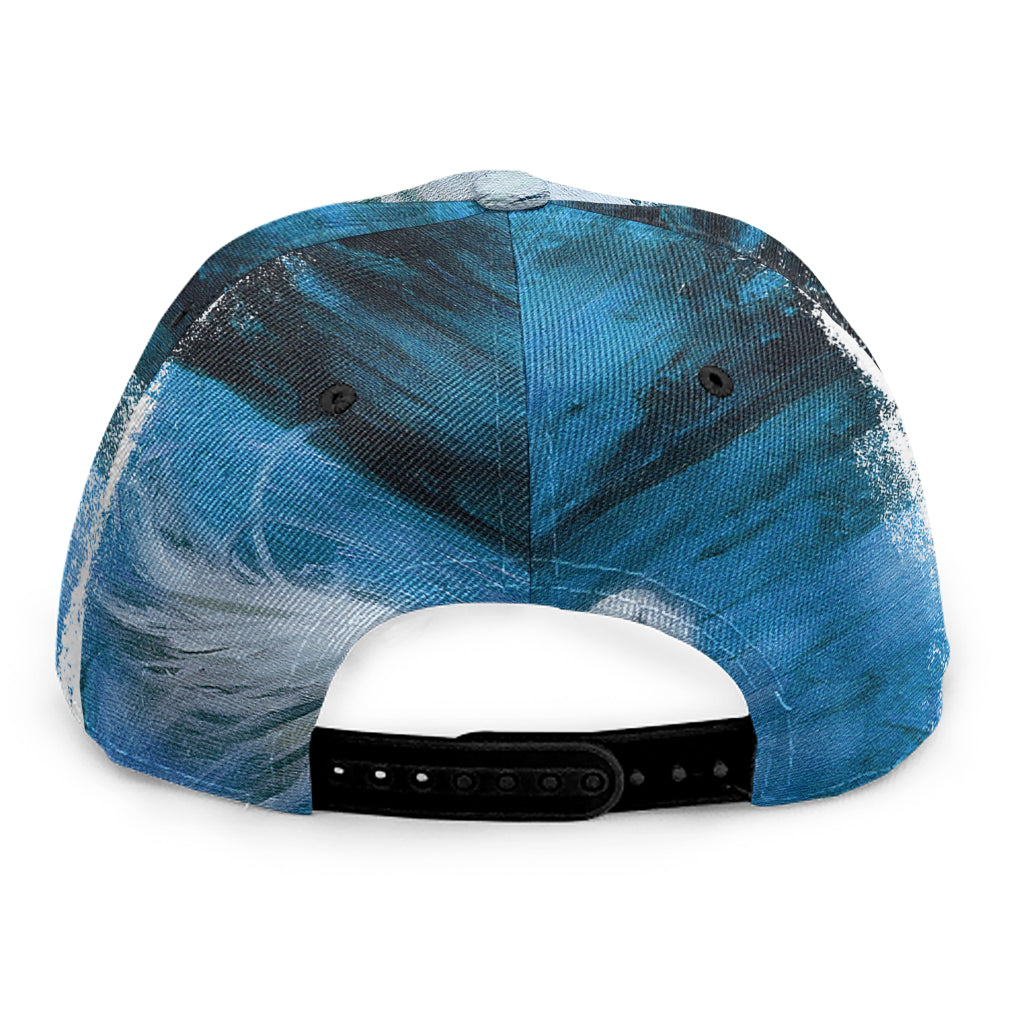 White Horse Painting Print Snapback Cap
