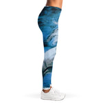 White Horse Painting Print Women's Leggings