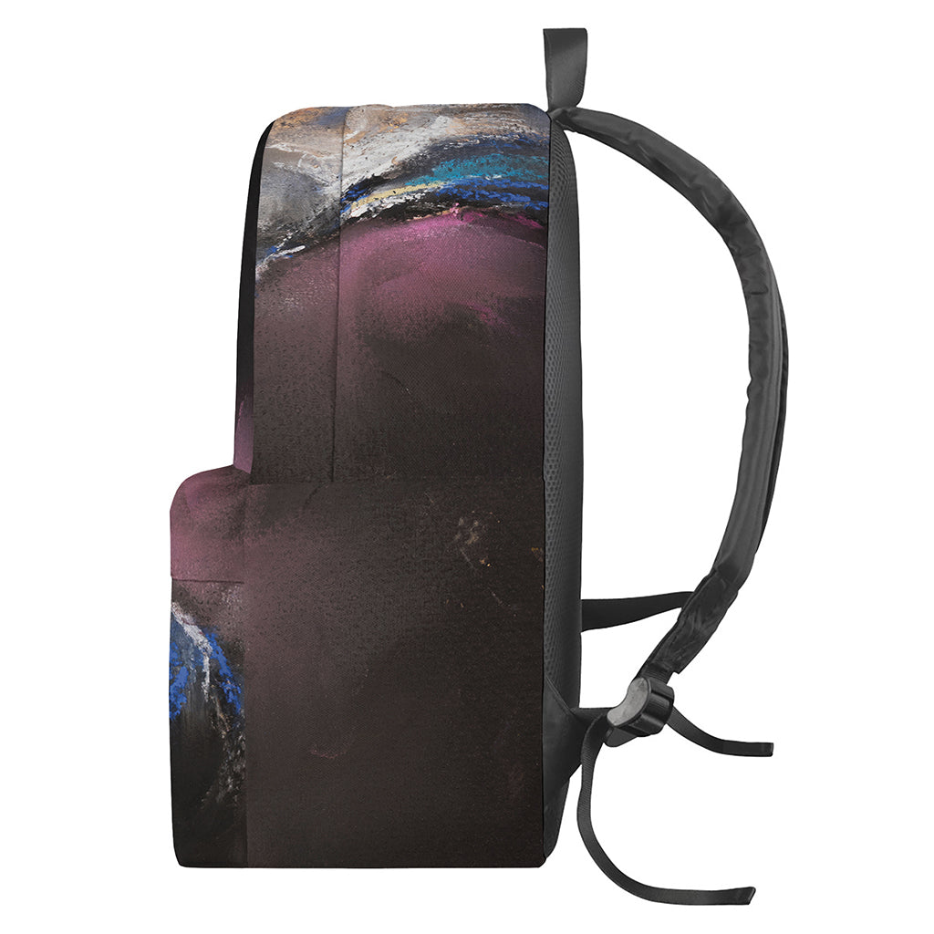 White Horse Portrait Print Backpack