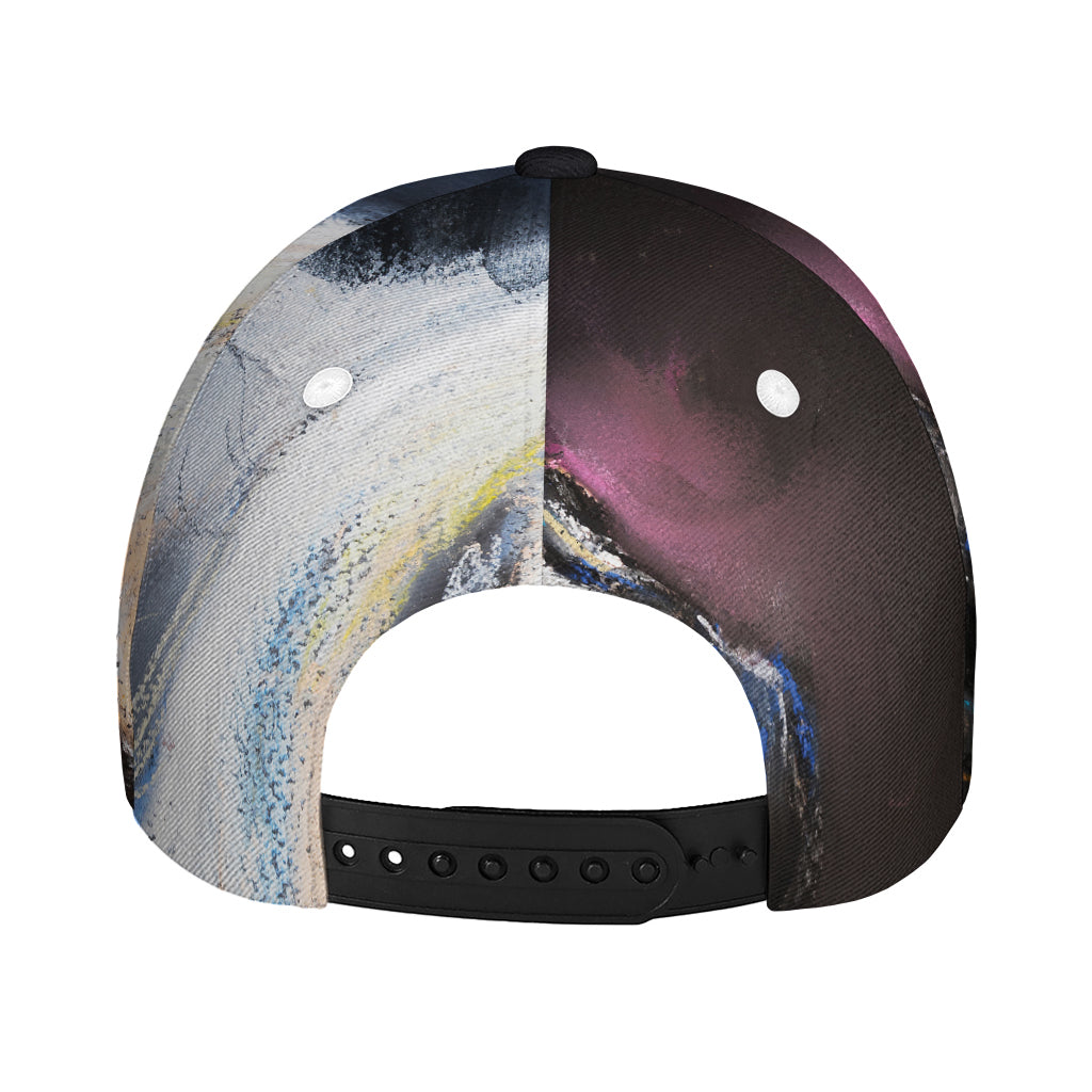 White Horse Portrait Print Baseball Cap