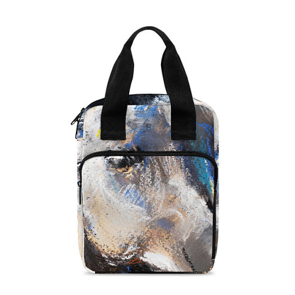 White Horse Portrait Print Bible Tote Bag