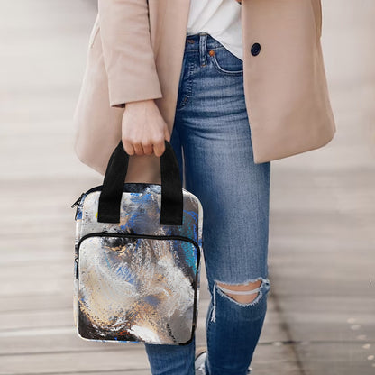 White Horse Portrait Print Bible Tote Bag