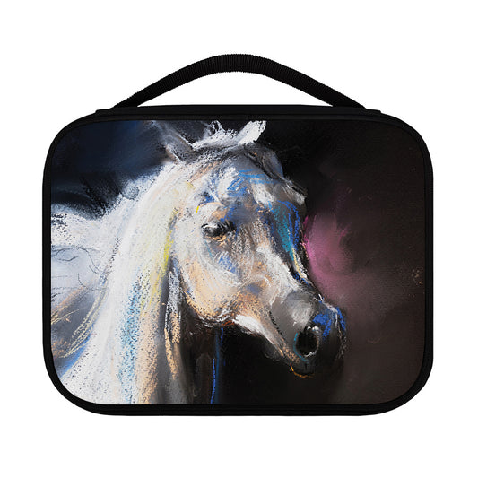 White Horse Portrait Print Classic Bible Case