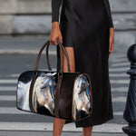 White Horse Portrait Print Duffle Bag