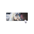 White Horse Portrait Print Extended Mouse Pad