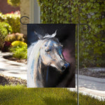 White Horse Portrait Print House Flag