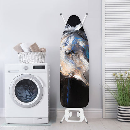 White Horse Portrait Print Ironing Board Cover