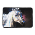 White Horse Portrait Print Kitchen Mat