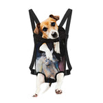 White Horse Portrait Print Pet Carrier Backpack
