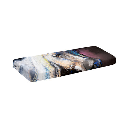 White Horse Portrait Print Piano Keyboard Cover