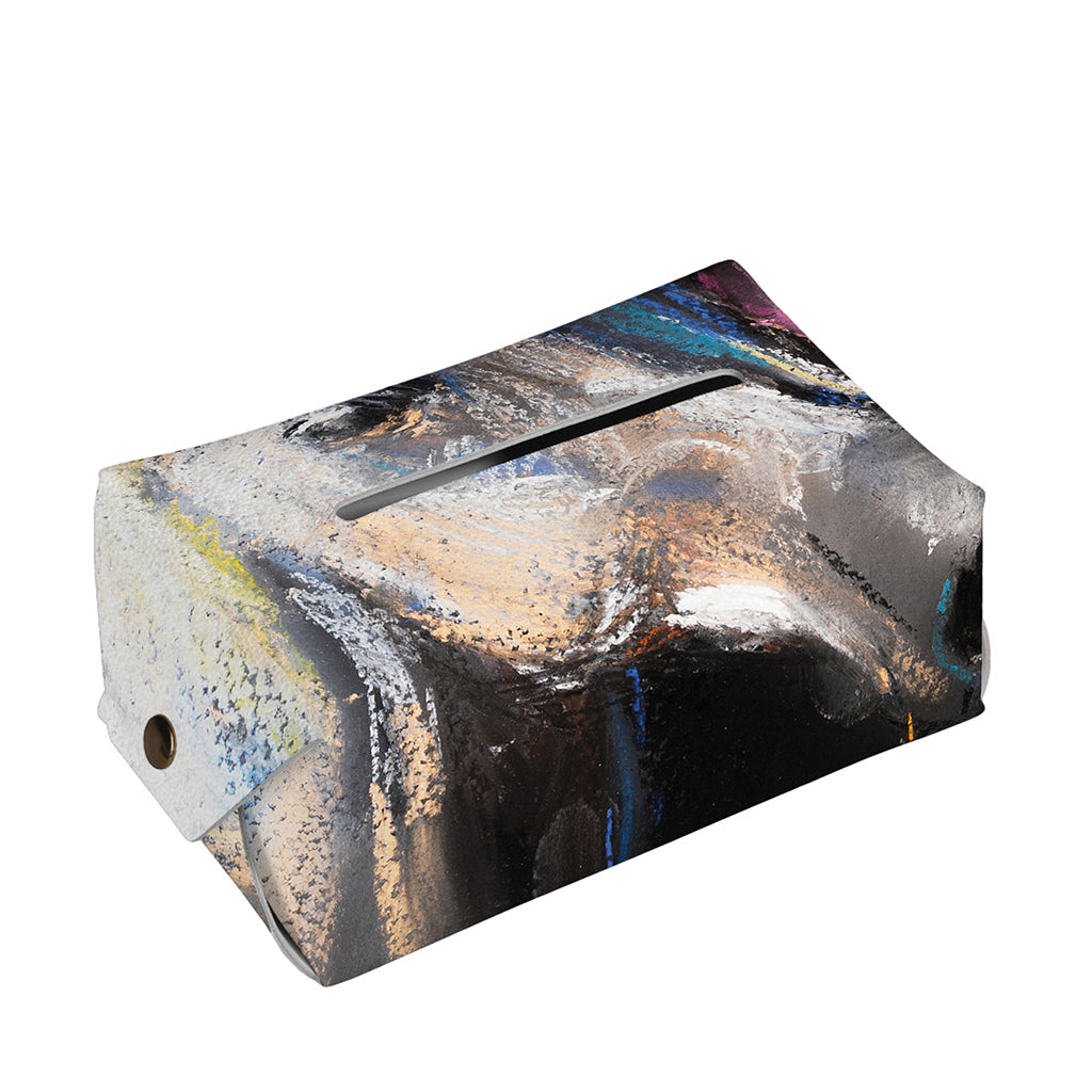 White Horse Portrait Print Rectangle Tissue Box Cover