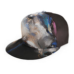 White Horse Portrait Print Snapback Cap