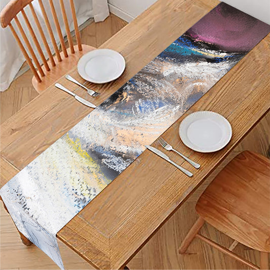 White Horse Portrait Print Table Runner