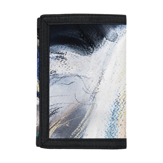 White Horse Portrait Print Trifold Wallet