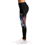 White Horse Portrait Print Women's Leggings