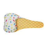 White Ice Cream Melted Print Bicycle Seat Cover