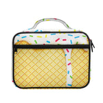 White Ice Cream Melted Print Briefcase Bible Bag