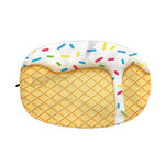 White Ice Cream Melted Print Car Side Mirror Covers